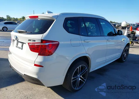 2017 BMW X3 Sdrive28I z USA, uszkodzony, nr VIN 5UXWZ7C34H0X41941